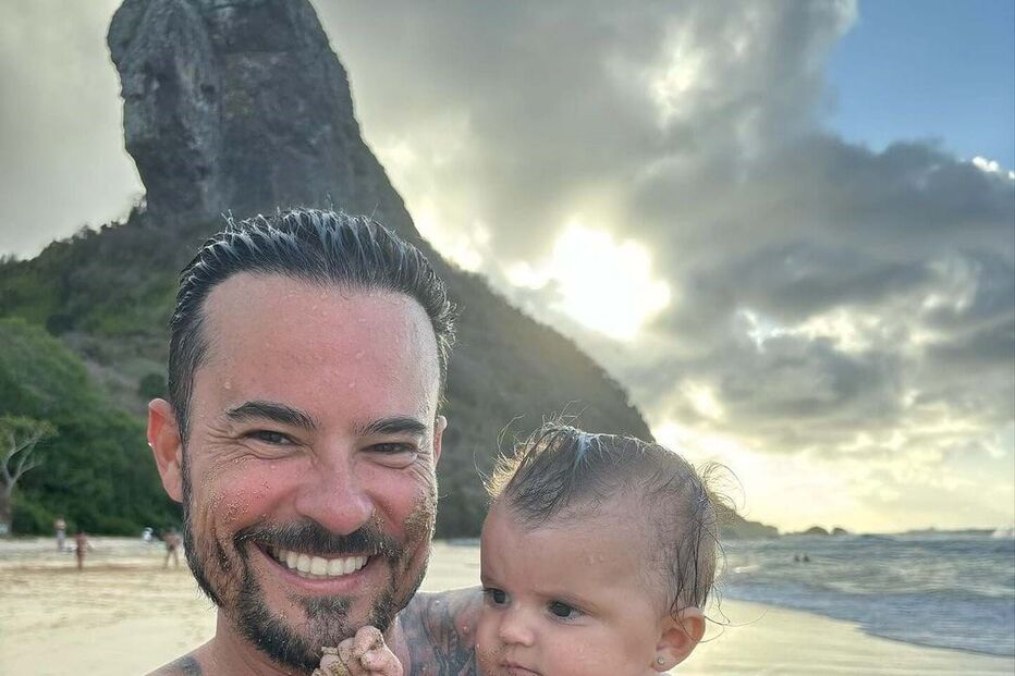 Paulinho Vilhena e a filha