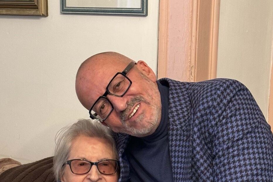 Manuel Luís Goucha e a mãe