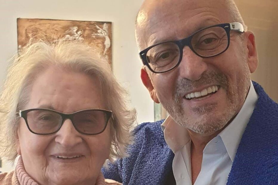 Manuel Luís Goucha e a mãe