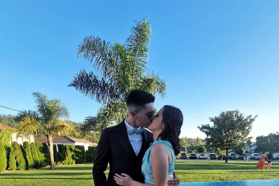 Iúri Leitão e a namorada Carolina Lourenço Ribeiro