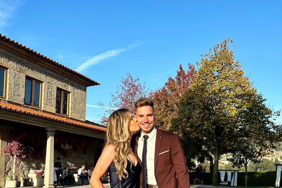 Rui Oliveira e a namorada Michaela Drummond