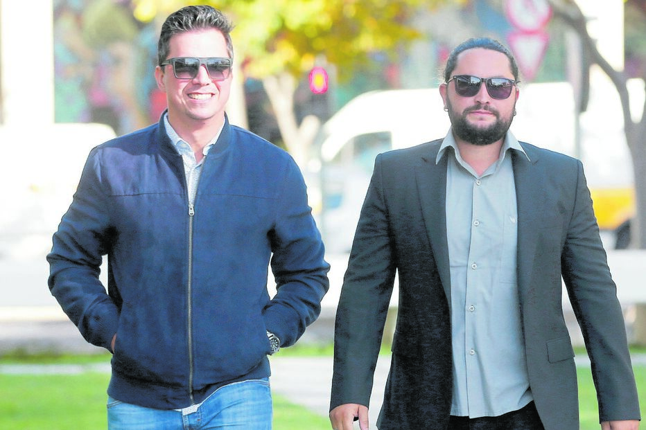 Gustavo Oliveira  e ‘Aranha’,  em 2018,  durante o julgamento