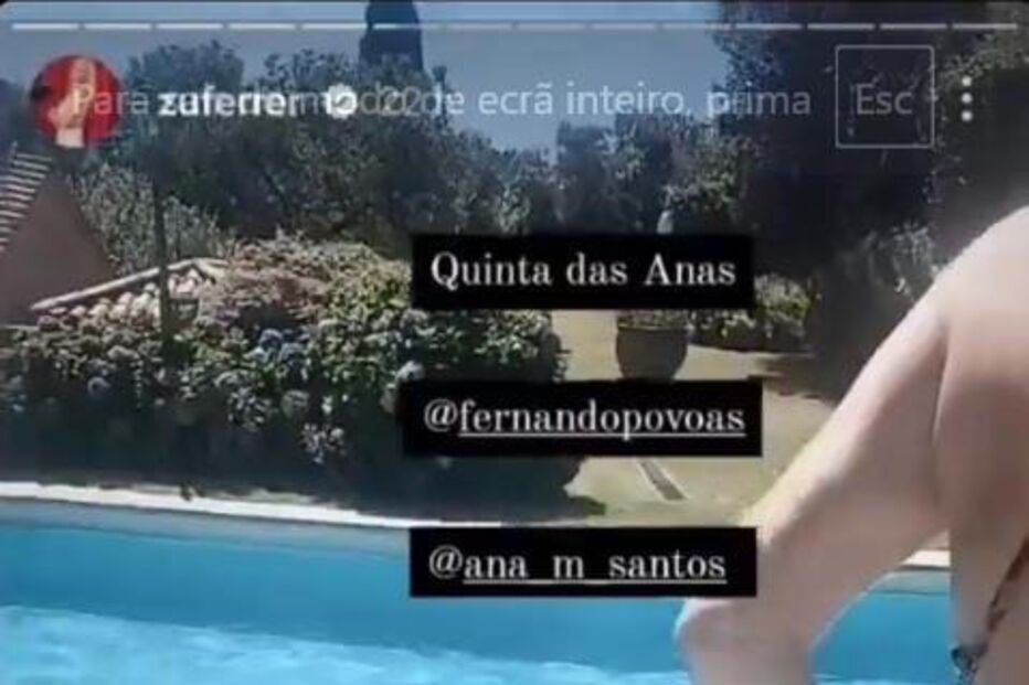 Pinto da Costa e Soares Dias aparecem descontraídos junto à piscina