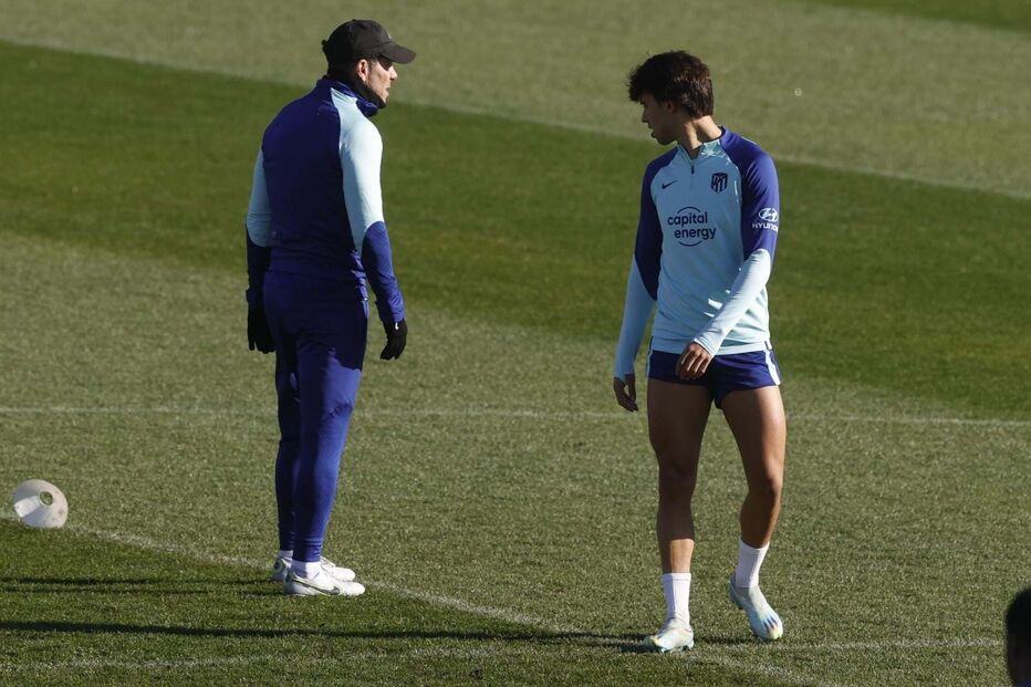Diego Simeone e João Félix