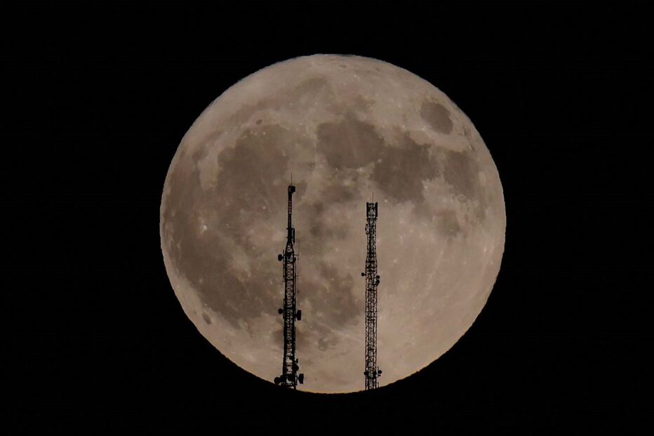 Super Lua em Ronda, Espanha