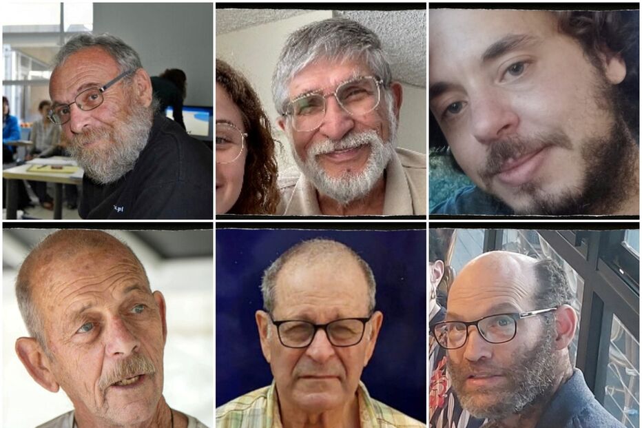 O rosto dos seis reféns encontrados mortos nos túneis do Hamas
