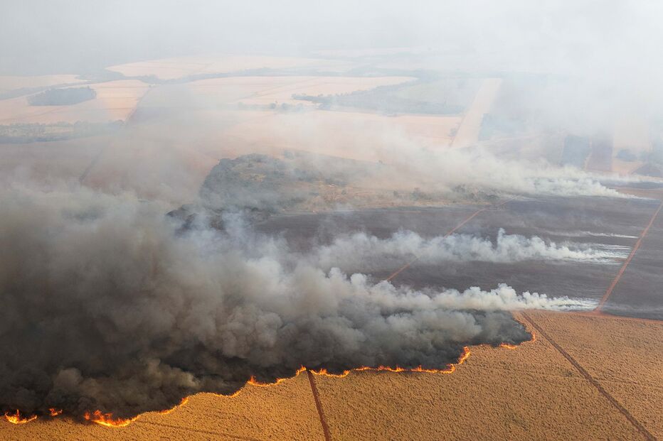 Incêndios em cidades do estado de São Paulo, no Brasil