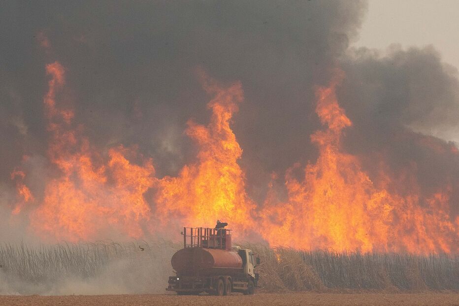 Incêndios em cidades do estado de São Paulo, no Brasil
