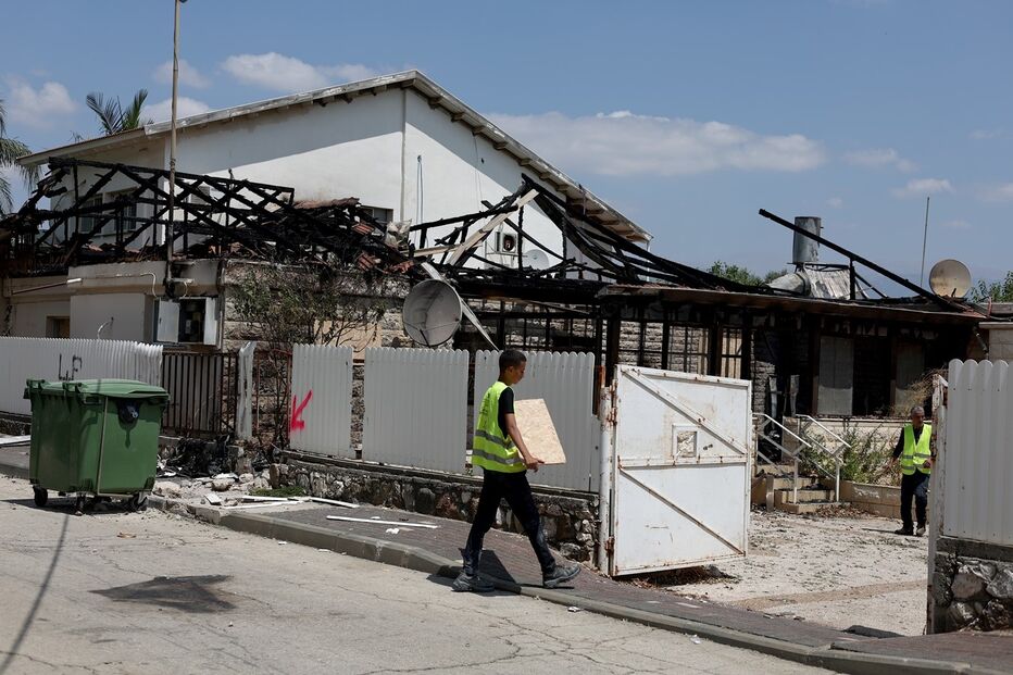 Imagem casa destuida em Israel apos miissil vindo do libano 52489437.jpg (22240796) (Milenium)