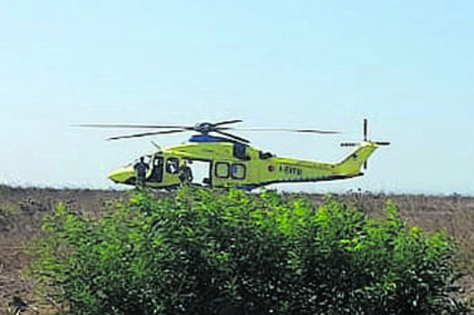 ‘Héli’ transportou duas vítimas