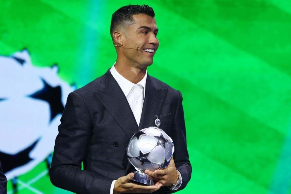 Cristiano Ronaldo marcou presença no sorteio