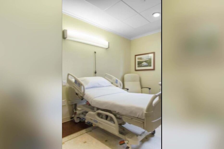 Quarto de Betty na clínica de luxo em Nova Iorque