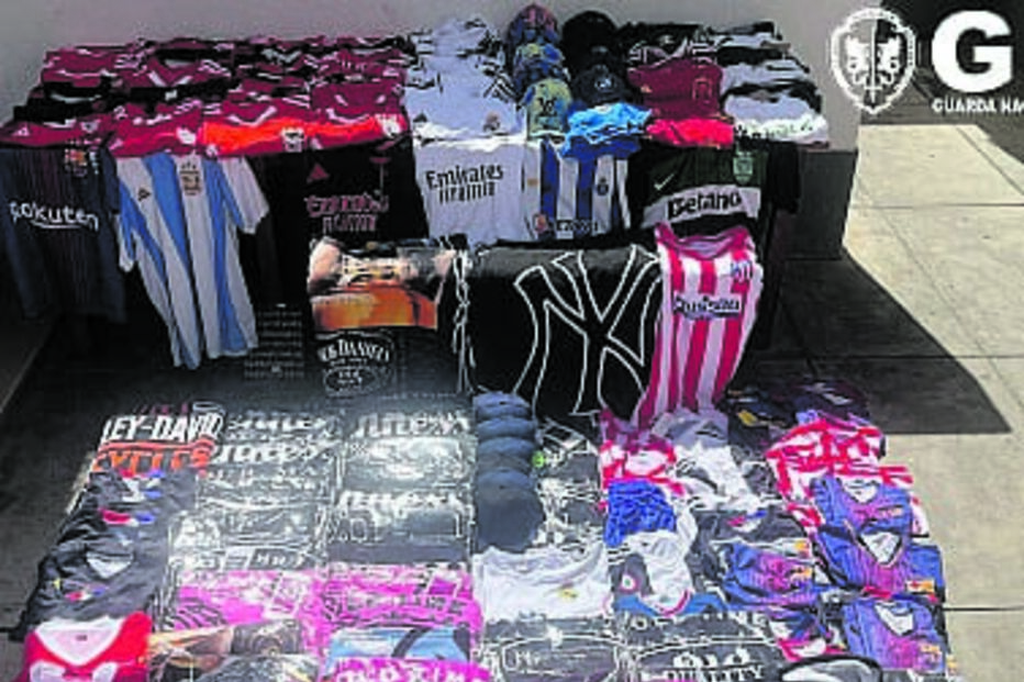 Material apreendido pela GNR