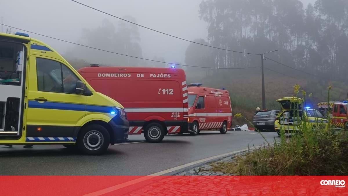 Casal gravemente ferido em colisão em Oliveira de Azeméis