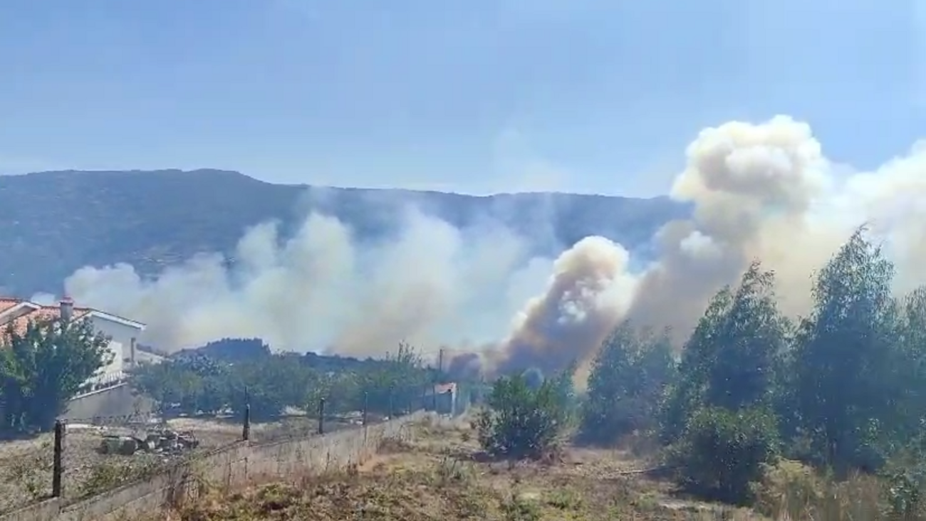 Incêndio em Baião descontrolado. Proteção Civil apela à população para abandonar casas em caso de perigo 