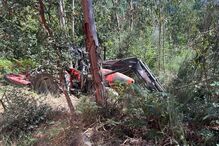 Mulher morre em capotamento de trator em Vale de Cambra