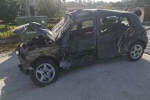 Idoso ferido em colisão entre carro e camião na EN109 em Vagos