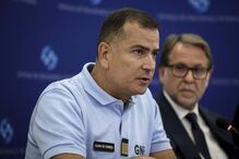 Clara da Fonseca, Coronel da GNR, na conferência de Imprensa do Sistema de Segurança Interna sobre a fuga de Vale de Judeus