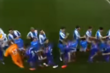 Transmissão televisiva captou momento