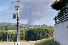 Fogo deflagrou na localidade de Ossela, Oliveira de Azeméis