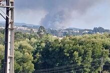 Fogo deflagrou na localidade de Ossela, Oliveira de Azeméis