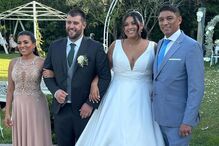 Mário Jardel casou a filha Victoria 