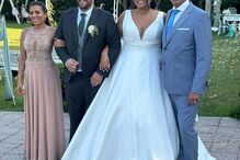 Mário Jardel casou a filha Victoria 