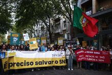 Médicos de todo o país protestam em frente ao Ministério da Saúde por melhores salários 