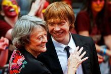 Maggie Smith e Rupert Grint