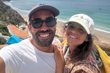 Pedro Costa  e a companheira, Daniela Cartaxo Serralha