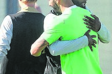 Amorim deu ontem um abraço especial a St. Juste 