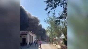 Incêndio deflagra junto ao Moto Clube de Algoz