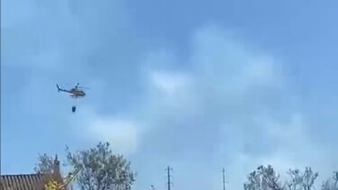 Incêndio deflagra numa zona de estufas em Estói