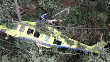 Aterragem abortada devido ao pó provocou queda de helicóptero do INEM