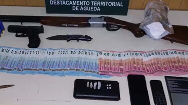Detido suspeito de tráfico de droga em Águeda. GNR apreende caçadeira e munições