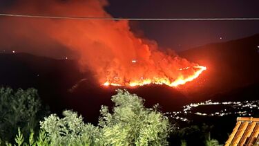 Incêndio deflagra em zona de mato em Castro Daire