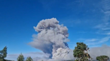 Nuvem negra paira sobre Sever do Vouga devido a incêndio