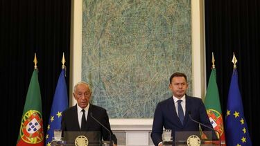 Marcelo Rebelo de Sousa e Luís Montenegro 