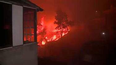 Moradores desesperam: Chamas ameçam casas em Gondomar