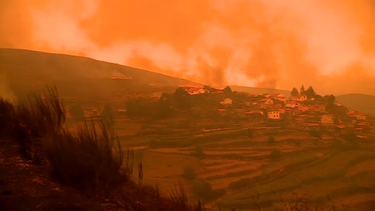 Parece o inferno: Em Castro Daire o cenário é desolador 