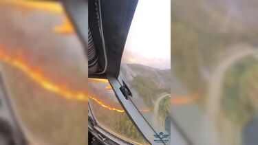 Vídeo mostra Exército Aéreo e Espacial de Espanha a ajudar Portugal no combate aos incêndios 