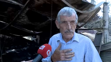 "Tenho de começar tudo de novo aos 80 anos": a tristeza de Manuel ao ver o rasto de destruição deixado pelo fogo 
