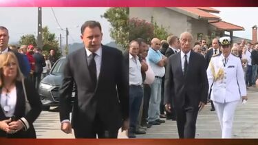 Marcelo Rebelo de Sousa e Luís Montenegro presentes no funeral dos três bombeiros que morreram em Nelas