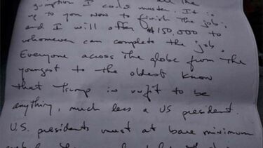 Suspeito de ataque a Trump escreveu carta a descrever o plano 