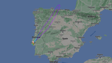 Rota do avião da TAP