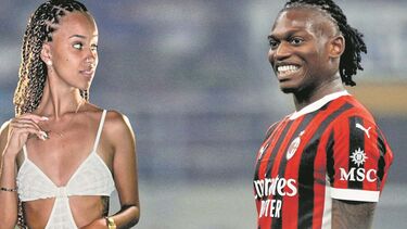 Débora Reis e Rafael Leão