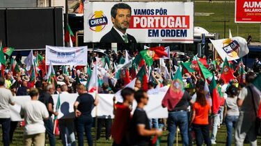 Manifestação do Chega contra imigração descontrolada