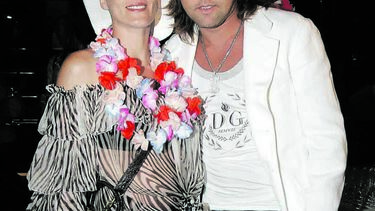 Maniche com a ex-mulher, Marisa Dias