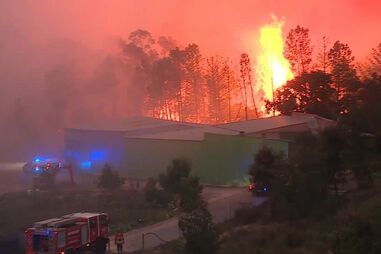Incêndio deflagra em Ourém
