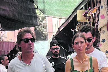 Antigo Craque Ricardo Sá Pinto com a família em Marrocos 